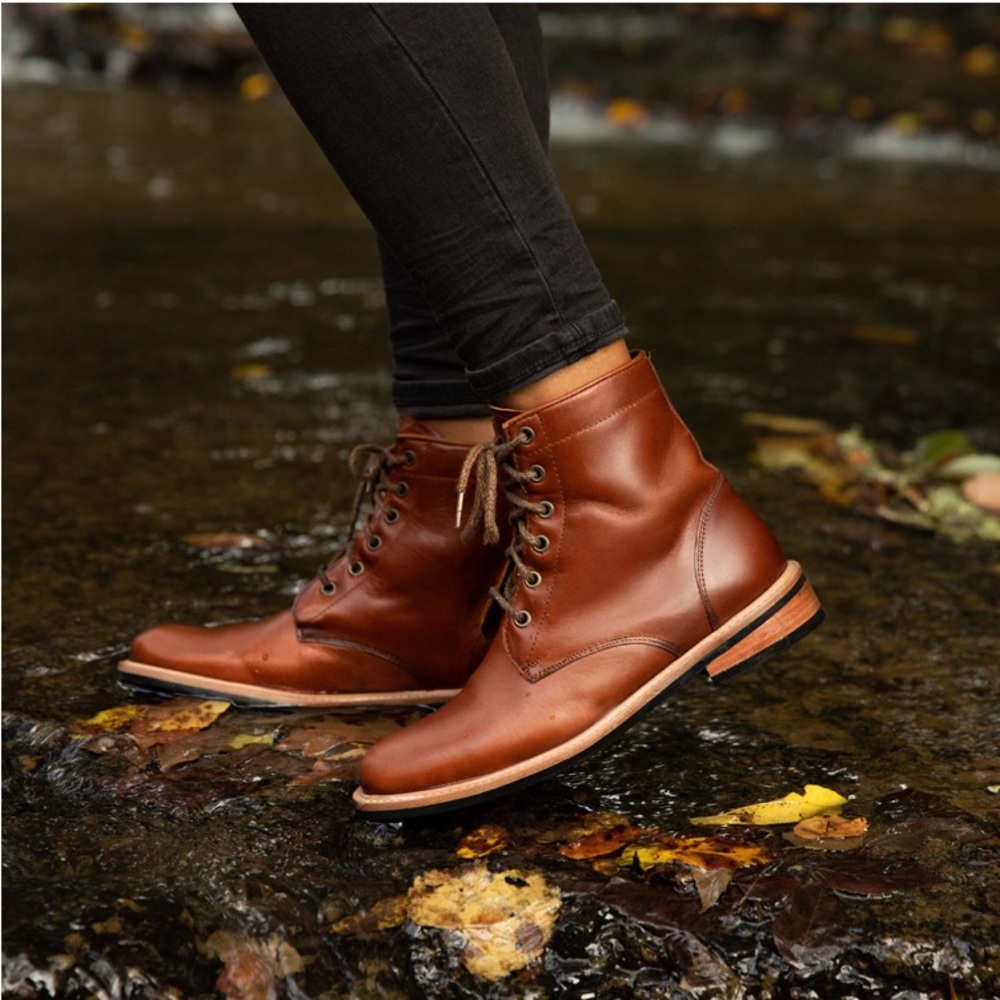 Nisolo EUC All-Weather Amalia Boot in Brandy